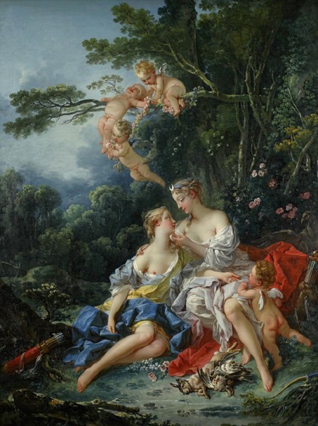 Франсуа Буше. Юпитер и Каллисто. 1744.