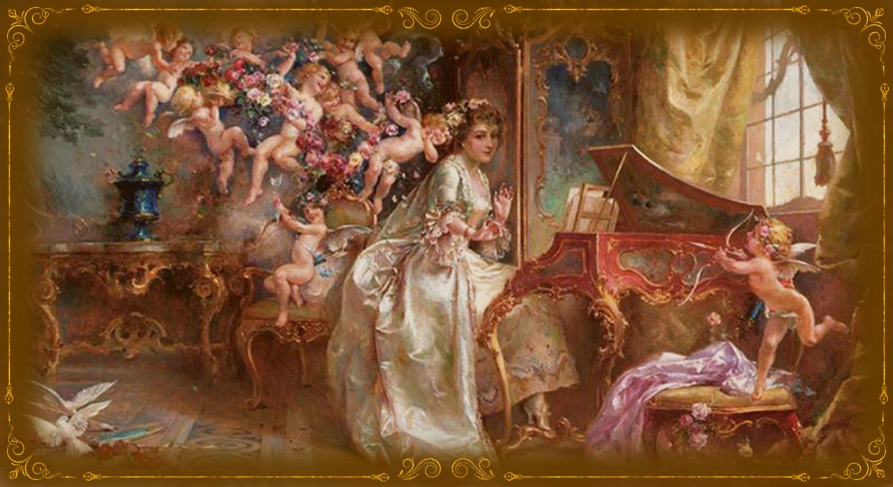 Luigi Cavalieri, XIX century, Inspiration of Love.